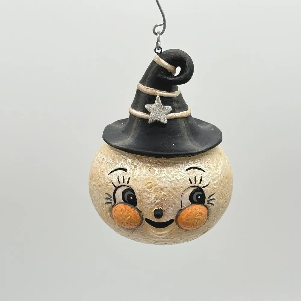 Bethany Lowe Johanna Parker Full Wanda Luna Moon Halloween Ornament NEW